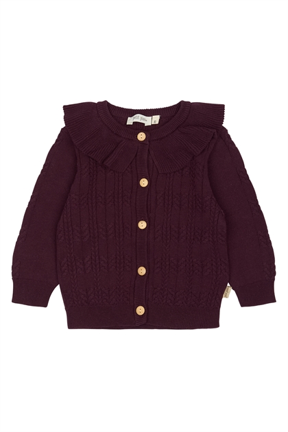 Petit Piao Cardigan Dalia - Dark Grape 